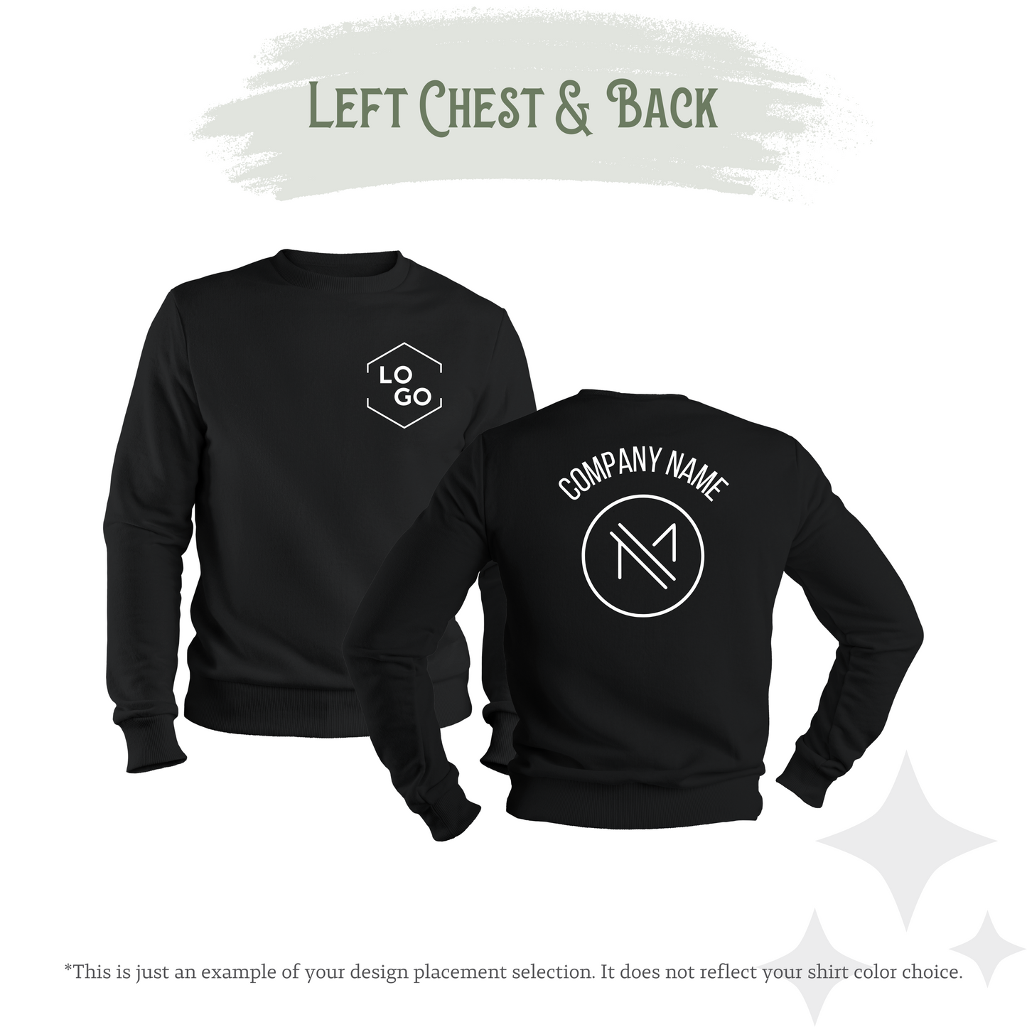 Custom Adult Unisex Crew Neck Sweatshirt
