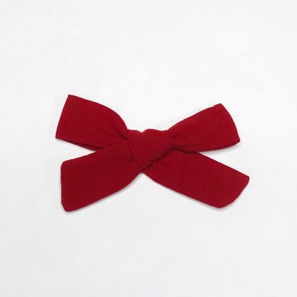 Ruby Red Hair Bows