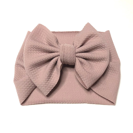 Solid Bullet Textured Fabric Baby + Toddler Headwrap