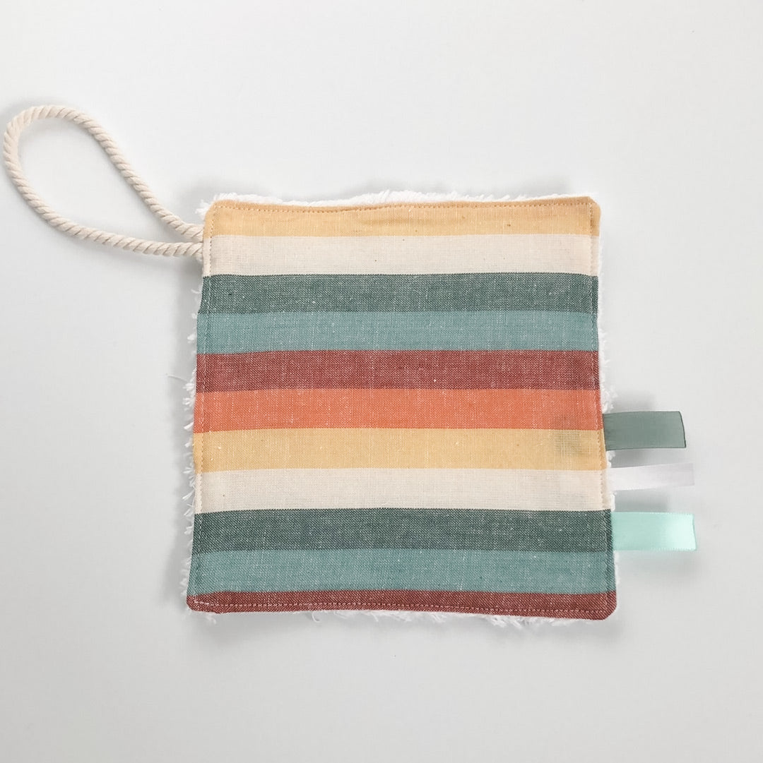 Colorful Stripes Taggie Crinkle Toy