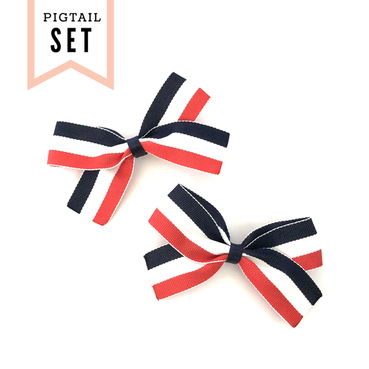 Red, White & Blue Pigtail Set